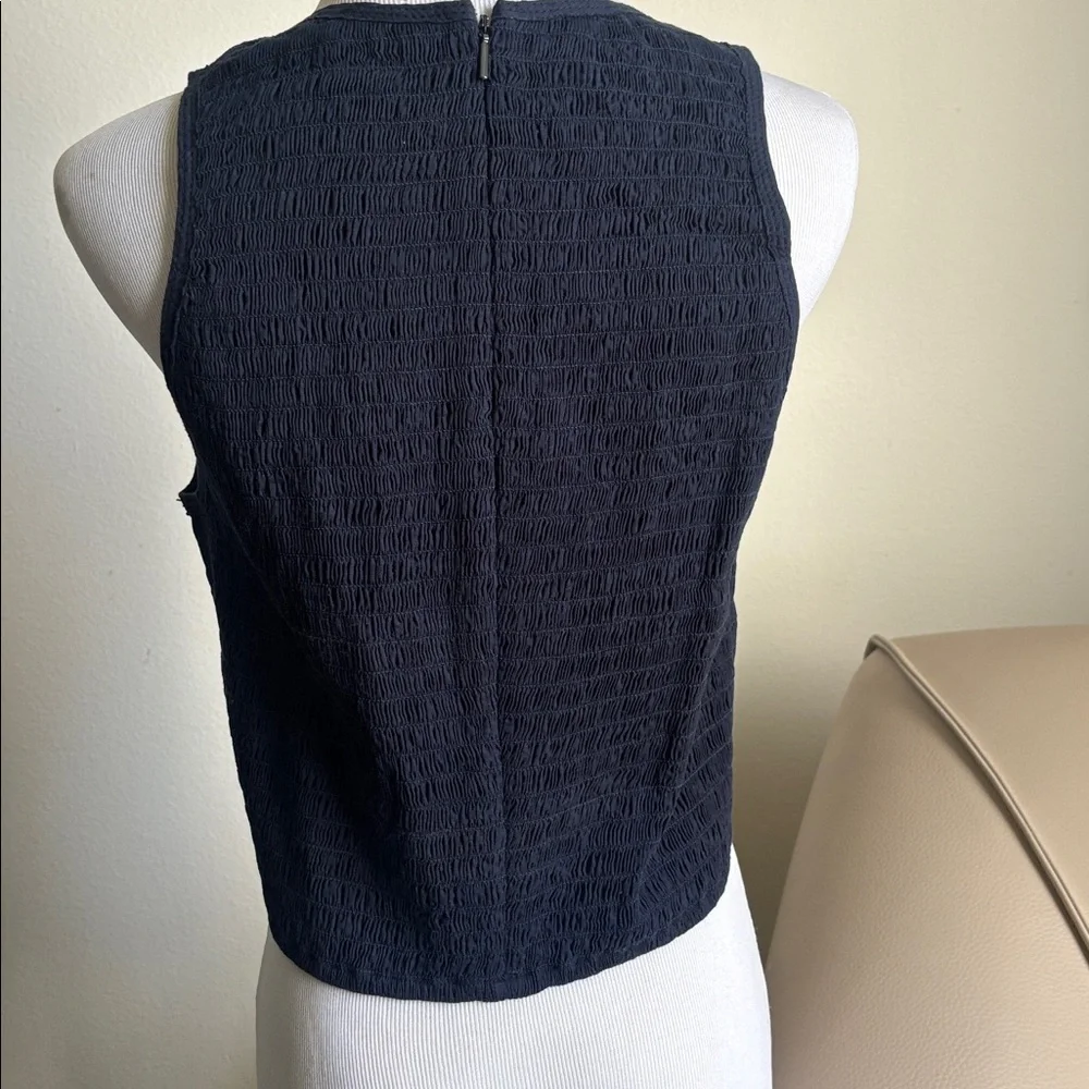 Rebecca Taylor Navy Lace Crop Top ( New ) - Picture 7 of 12